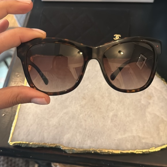 Chanel Tortoise Sunglasses - Picture 4 of 9